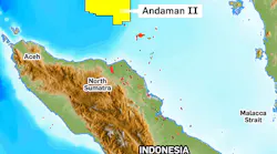 The Andaman II PSC is a 7,400-sq km (2,857-sq mi) block over the North Sumatra basin in the Malacca Strait, offshore Indonesia.