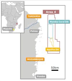 Rovuma LNG will produce, liquefy, and market natural gas from three reservoirs of the Mamba complex in the deepwater Area 4 block in the Rovuma basin offshore Mozambique. Rovuma LNG will produce, liquefy, and market natural gas from three reservoirs of the Mamba complex in the deepwater Area 4 block in the Rovuma basin offshore Mozambique.