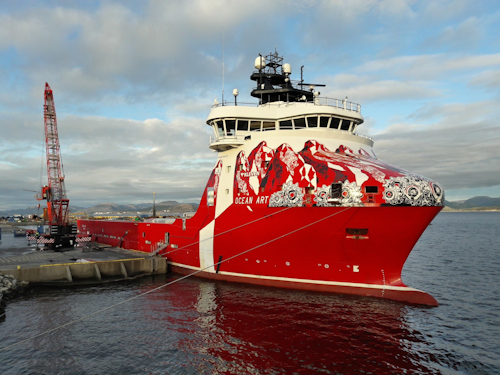 The Ocean Art is one of two Atlantic Offshore supply vessels to be upgraded with a Wärtsilä hybrid package.