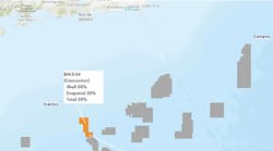 Location of the BM-S-54 concession in the presalt Santos basin offshore Brazil.