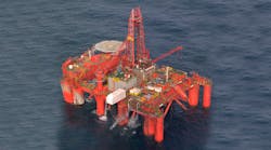 The semisubmersible Borgland Dolphin will drill at the Knarr field in the Norwegian North Sea starting next February.