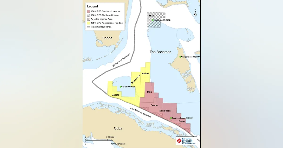Bahamas Petroleum Company targeting spring 2020 for offshore Bahamas ...