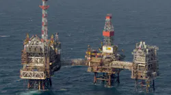 Rhum is tied back to the Bruce field platform complex in the UK central North Sea.