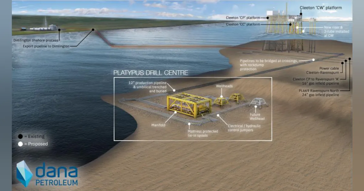 Dana Petroleum Plans Two well Subsea Tieback For North Sea Platypus Gas dana-petroleum-plans-two-well-subsea-tieback-for-north-sea-platypus-gas
