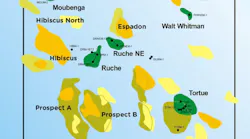 The Dussafu license is in the Ruche Exclusive Exploitation Area offshore Gabon.