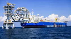 The FSO Gagak Rimang at the Banyu Urip oil field on the Cepu block offshore Indonesia.
