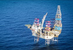 The jackup Noble Tom Prosser drilled the Dorado-3 appraisal in the Bedout basin offshore Western Australia. The jackup Noble Tom Prosser drilled the Dorado-3 appraisal in the Bedout basin offshore Western Australia.