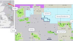 License P2366 in the UK central North Sea.