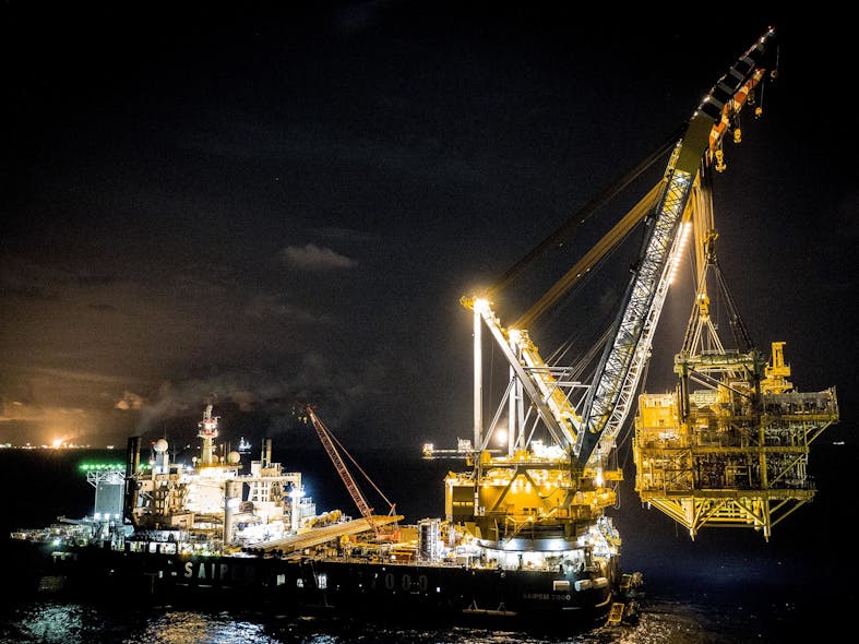 Saipem crane vessel sets Gulf of Mexico lift record Offshore