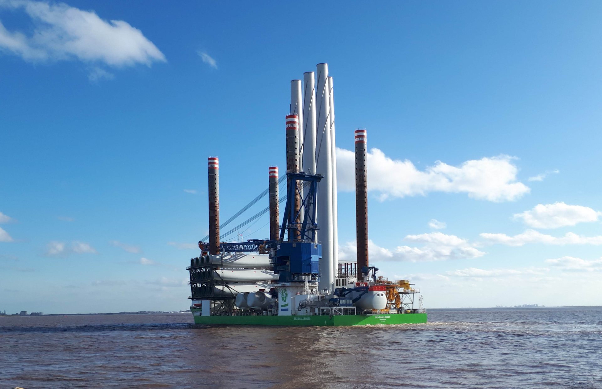 The Sea Challenger installed the last turbine at the Hornsea One offshore wind farm on Oct. 3.