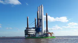 The Sea Challenger installed the last turbine at the Hornsea One offshore wind farm on Oct. 3.