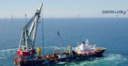 The heavy-lift vessel Seaway Yudin will install jacket foundations at the Formosa 2 offshore wind farm in Taiwan. The heavy-lift vessel Seaway Yudin will install jacket foundations at the Formosa 2 offshore wind farm in Taiwan.