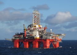 The Transocean Spitsbergen is said to be the world&rsquo;s first hybrid floating drilling unit.