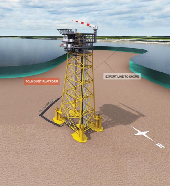 The Tolmount gas field development consists of a normally unmanned installation and an associated gas export pipeline.