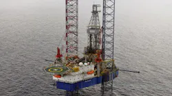 The jackup Topaz Driller has spudded the Etame 9H horizontal development well offshore Gabon.
