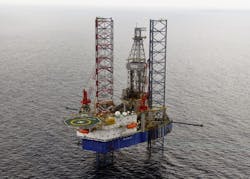 The jackup Topaz Driller has spudded the Etame 9H horizontal development well offshore Gabon. The jackup Topaz Driller has spudded the Etame 9H horizontal development well offshore Gabon.