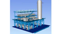 VWS will supply the seawater system as two fully-integrated process modules, incorporating the sulfate reduction nano-filtration membrane process to selectively remove barium and strontium from the injected seawater, preventing formation of barium or strontium scale in the reservoir or production pipe internals.