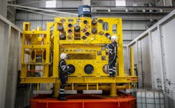 The Subsea CoE in Montrose has the capacity to design, manufacture, and test a complete subsea tree. The Subsea CoE in Montrose has the capacity to design, manufacture, and test a complete subsea tree.