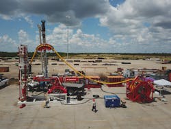 The company conducted a factory acceptance test on a fully assembled riser system at its facility in Katy, Texas.