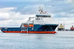 The multi-purpose icebreaker Sayan Polaris will support operations at the Prirazlomnoye project in the Barents Sea.