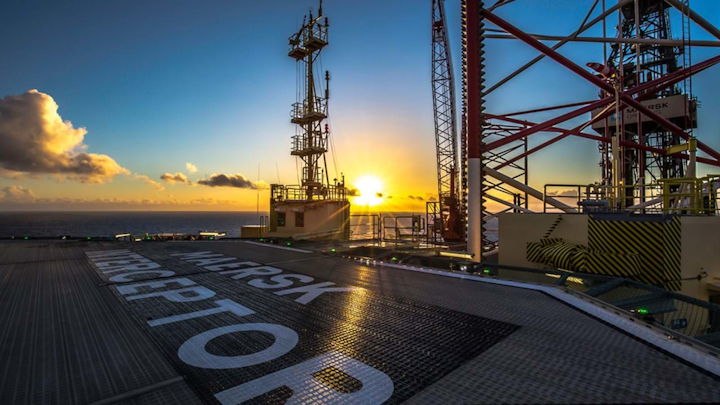 The jackup Maersk Interceptor will drill an exploration well on license PL617 in the southern Norwegian North Sea.