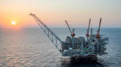 The current focus is on full hookup of the Leviathan platform and living quarters and platform commissioning.