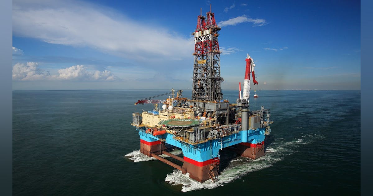 Shell contracts Maersk semisubmersible drilling rig for offshore ...