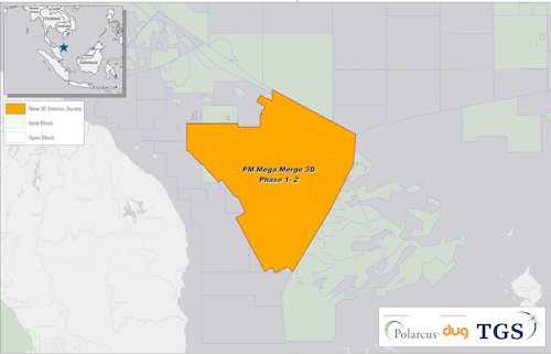 Peninsular Malaysia Mega-Merge data-set will involve broadband reprocessing of legacy 3D data from field tapes, and acquisition of new broadband 3D seismic.