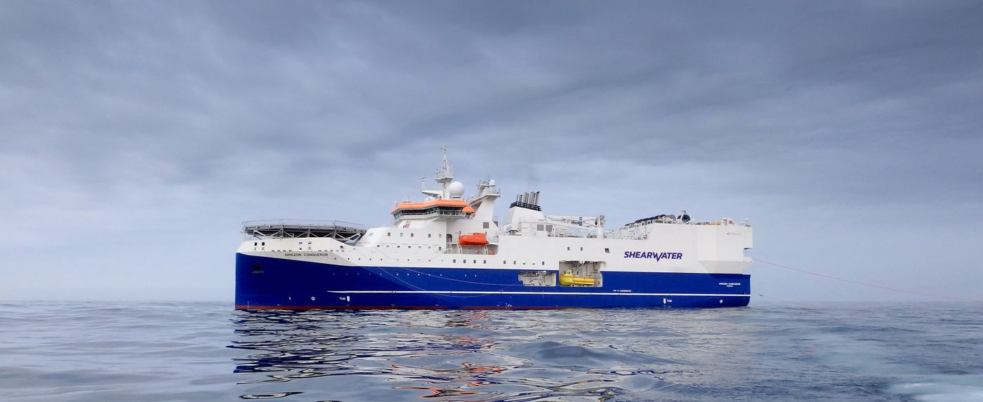 The Amazon Conqueror is a high capacity 3D streamer vessel.