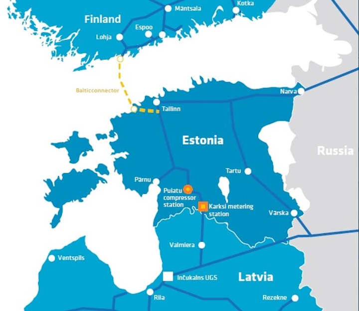 Construction of the offshore portion of Balticconnector was completed this summer.