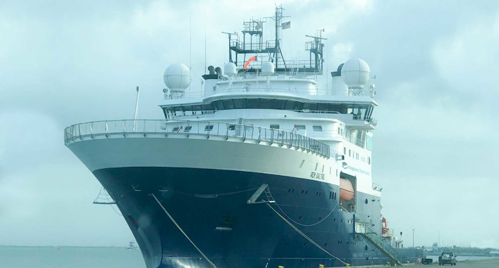 The ZXPLR crew is led by the node handling vessel REM Saltire.