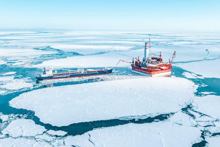 The Prirazlomnaya offshore platform has produced its 12-millionth metric ton of ARCO (Arctic-blend) oil.