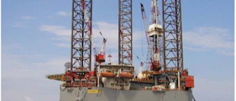 Shelf Drilling's jackup Trident XIV.