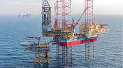 The jackup Maersk Invincible drilled and completed the first two wells using “single trip multifrac” technology.