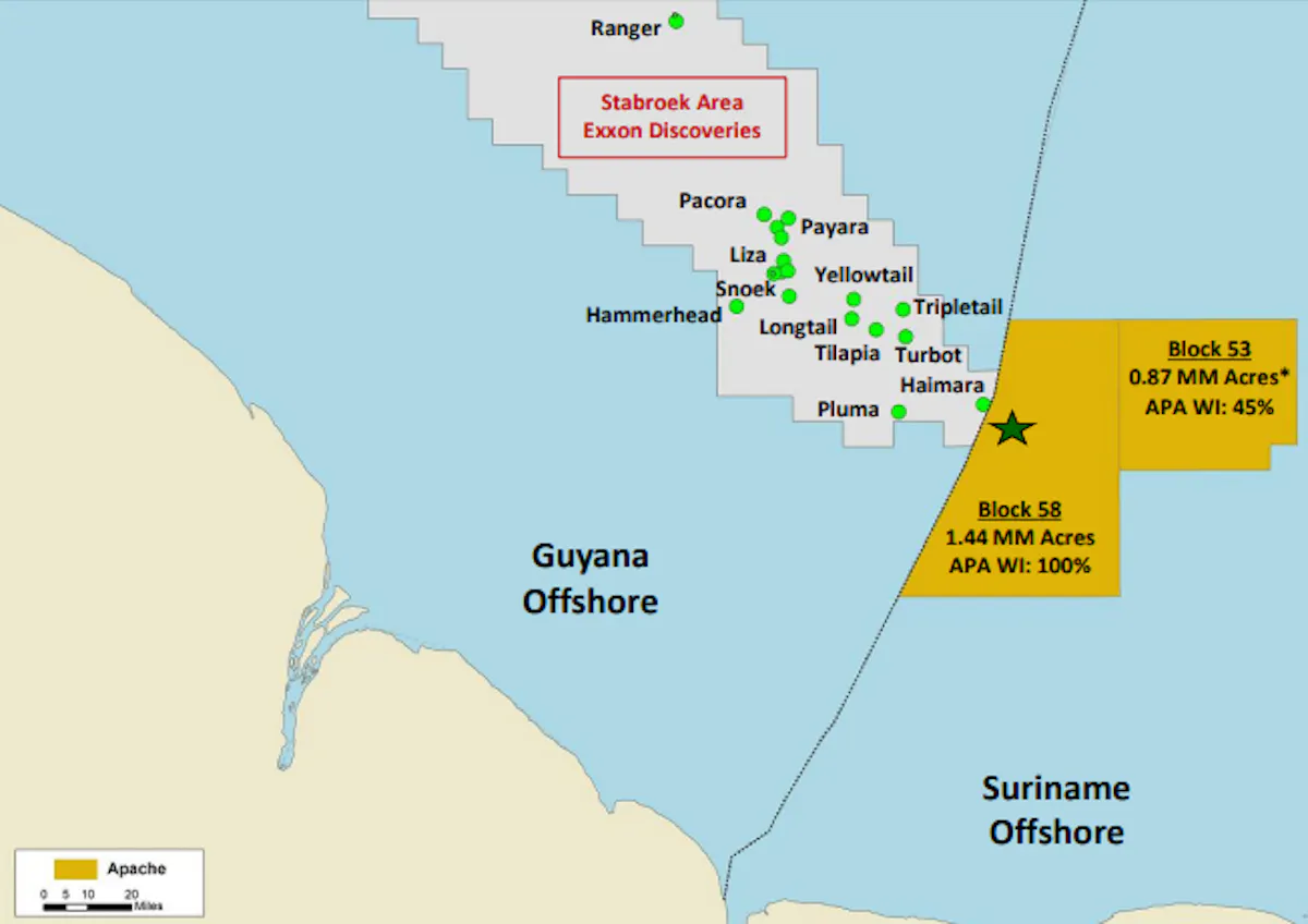 Apache extends drilling window for offshore Suriname well | Offshore
