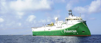 The Polarcus Asima vessel began acquiring the Petrelex 3D seismic survey last weekend and the 2,900-sq km (1,119-sq mi) program should continue through late January.