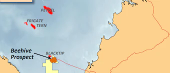 Location of the WA-488-P permit offshore northwest Australia.