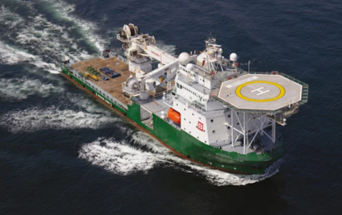 Bourbon Evolution 800 series multi-purpose supply vessel.