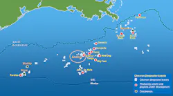 Anchor is in the Green Canyon area of the Gulf of Mexico.