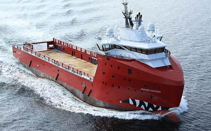 The platform supply vessel Skandi Kvitsøy.