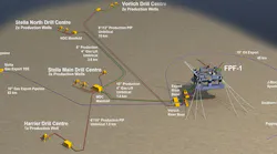 The Greater Stella Area production hub is in the Central Graben area of the UK central North Sea.