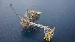 The Heimdal platform in the Norwegian North Sea.