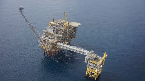 The Heimdal platform in the Norwegian North Sea.