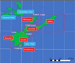 The company's offshore licenses. The company's offshore licenses.