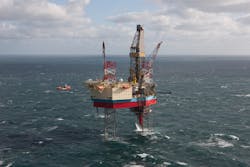 Perenco has canceled a three-well contract with the jackup Maersk Resolute.