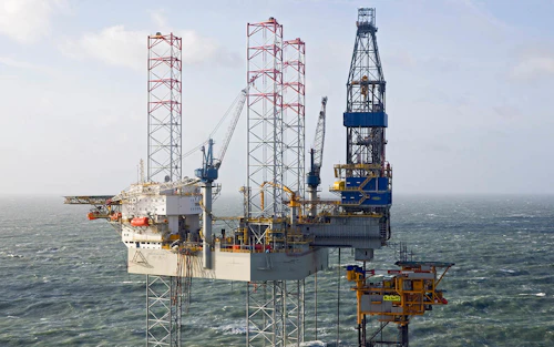 The jackup Noble Regina Allen has been drilling for ExxonMobil offshore Canada.