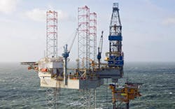 The jackup Noble Regina Allen has been drilling for ExxonMobil offshore Canada. The jackup Noble Regina Allen has been drilling for ExxonMobil offshore Canada.
