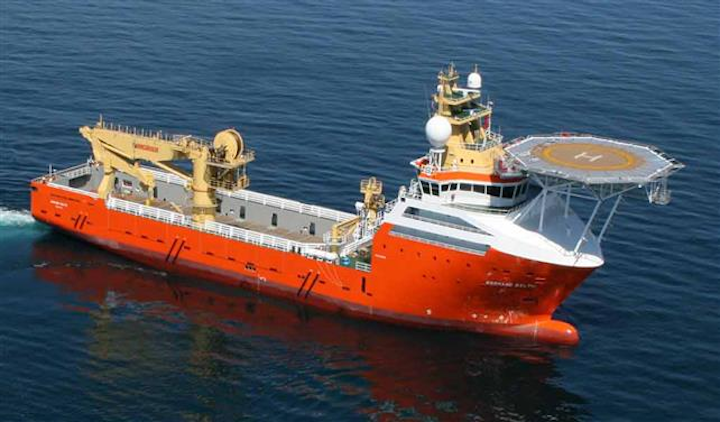 The construction support vessel Normand Baltic.