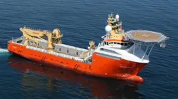 The construction support vessel Normand Baltic.