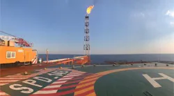 Platform 14B is designed to handle 14.2 MMcm/d of natural gas from Phase 14 of South Pars, along with 20,000 b/d of condensate.